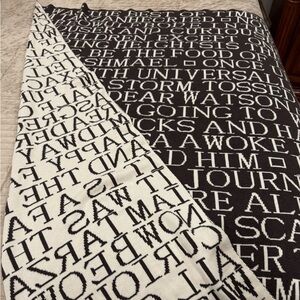 Barnes & Nobles Punctuate brown Blanket/Throws 100% cotton